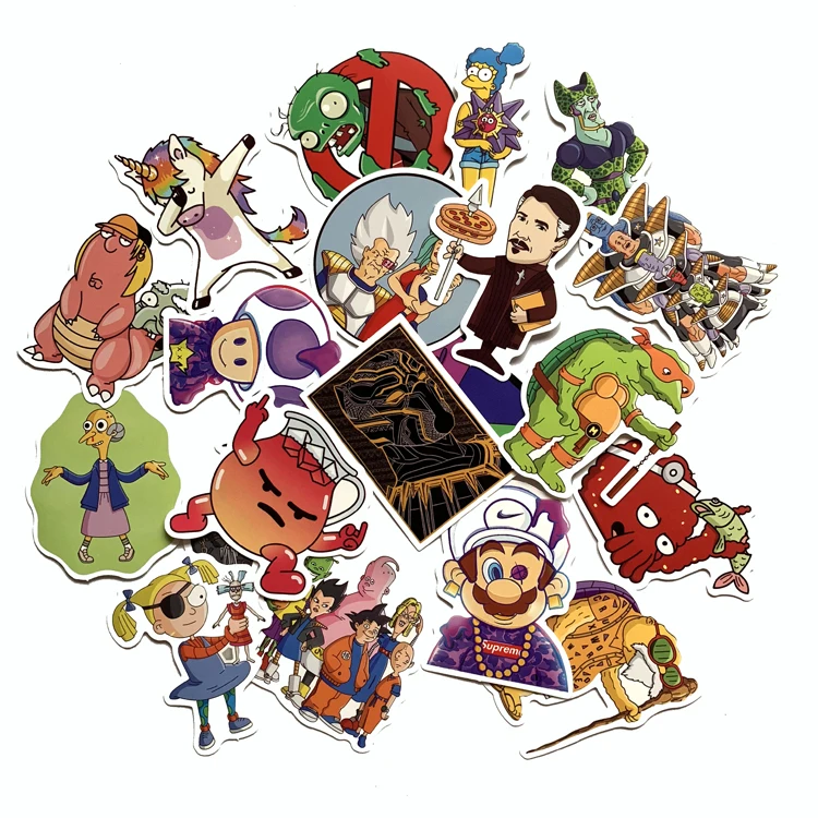 20 шт./лот Американский мультяшный фильм для автомобиля ноутбука мотоцикла