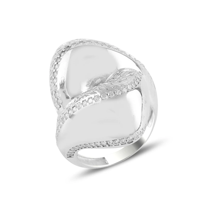 

Silverlina Silver Zircon Stone Ring