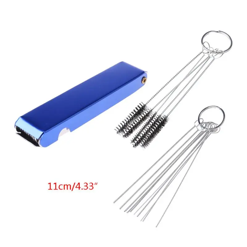 

Motorcycle Car Carburetor Jets Cleaning Tool Needles Brushes Set For Carb Jet injector nozzle Spray gun Airbrush Clean tools