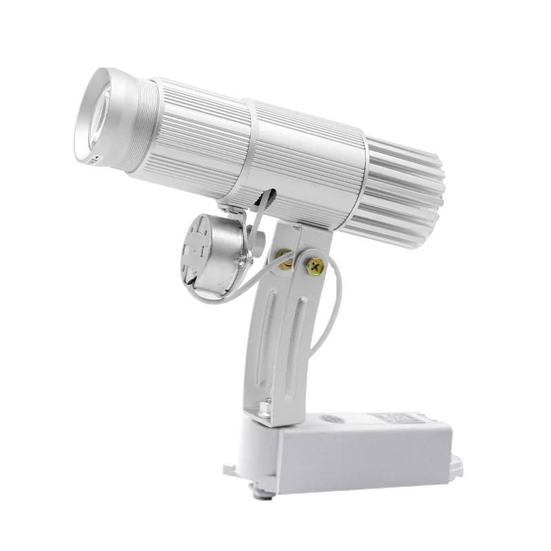 Промышленный вращающийся проектор 15 Вт рельсового типа рекламный Gobo гобо