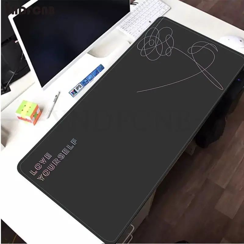 YNDFCNB Love yourself Flower kpop крутой большой размер s DIY пользовательский коврик для мыши