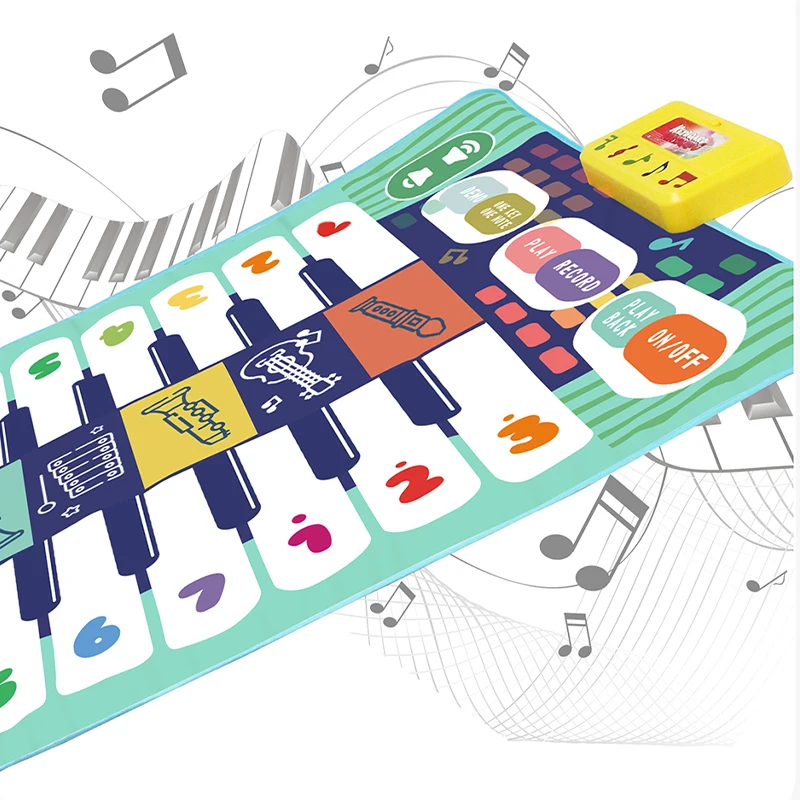 Многофункциональный музыкальный коврик для пинино Детская обучающая игрушка