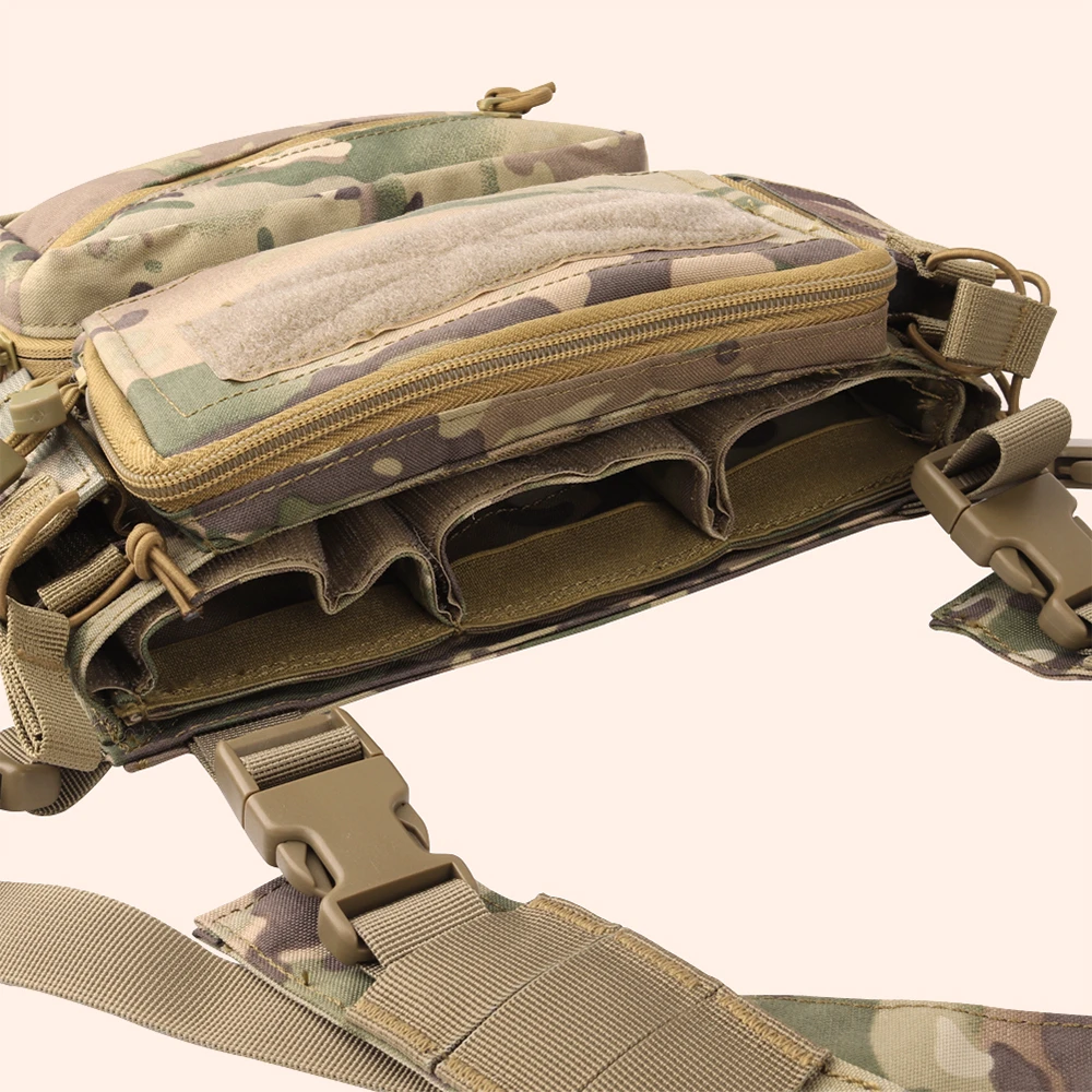 Тактический жилет Army Грудь Rig Carrier Armor X Жгут винтовка Пистолетная обойма сумка CRX