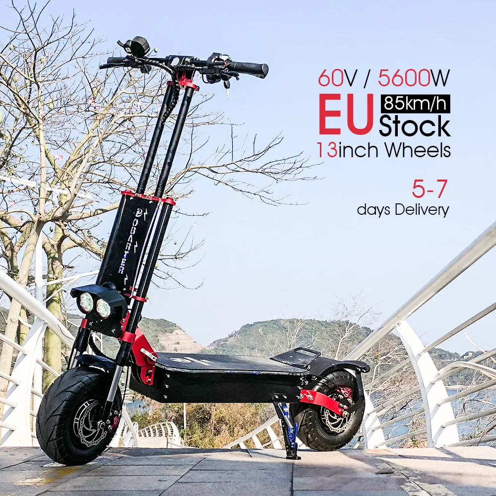 OBARTER X5 13 дюймов жира колеса электрический скутер с 60V 5600w Мощный мотор для взрослых