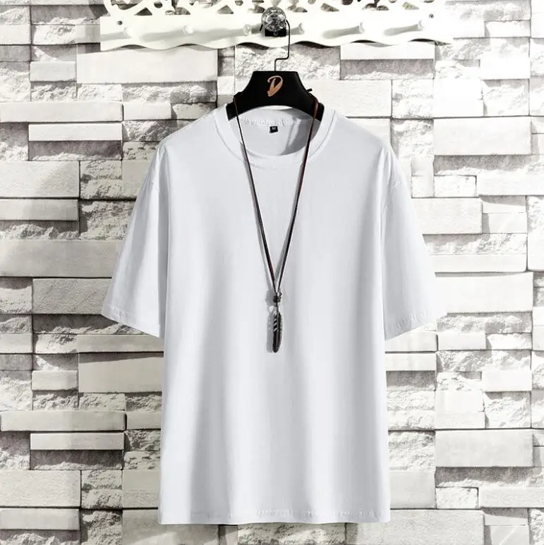 

2021 New Summer Casual Men Fashion Short Sleeve T Shirt Mens Cotton T-shirts
