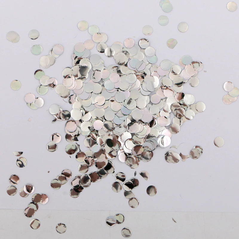 1 см 10 г/пакет смешанные цвета металлик розовое золото Мини Круглые Конфетти
