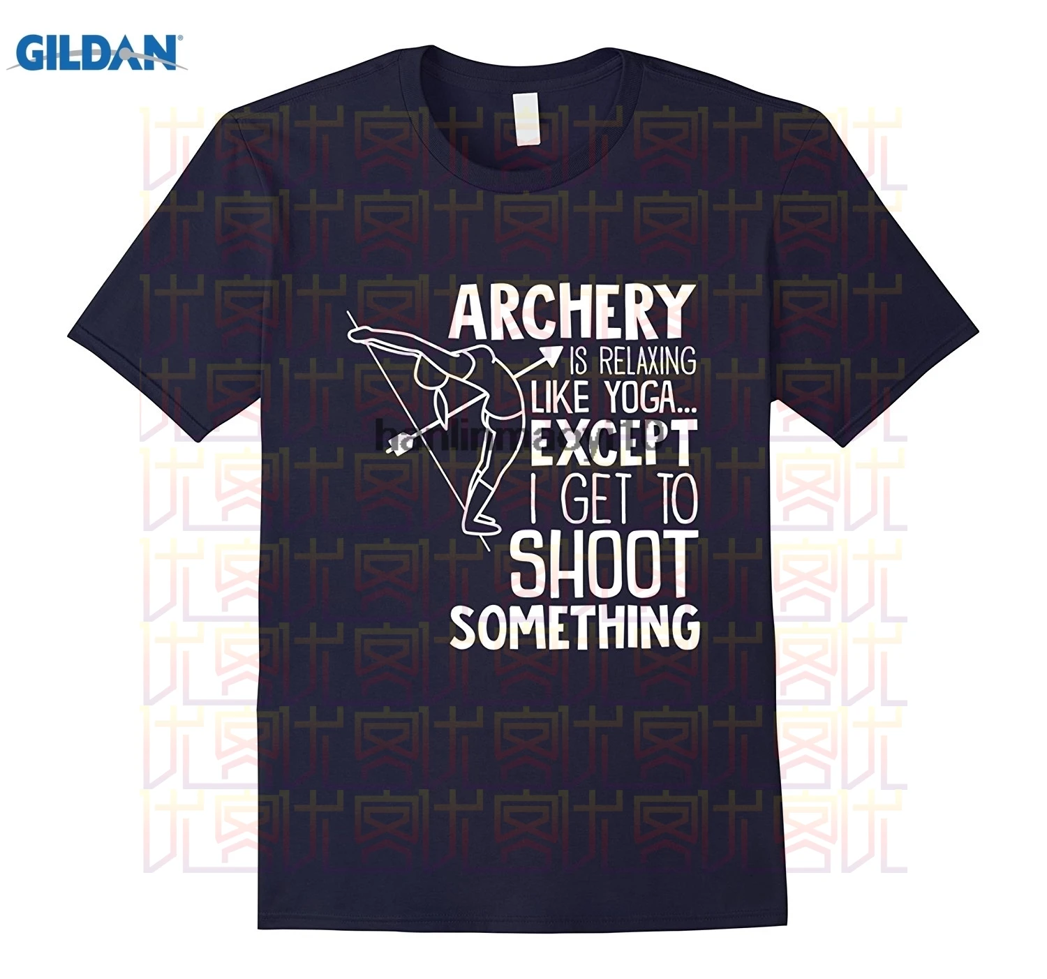 Футболка archery забавная Йога поза Лук Стрелка Рубашка мужская и женская|Мужские