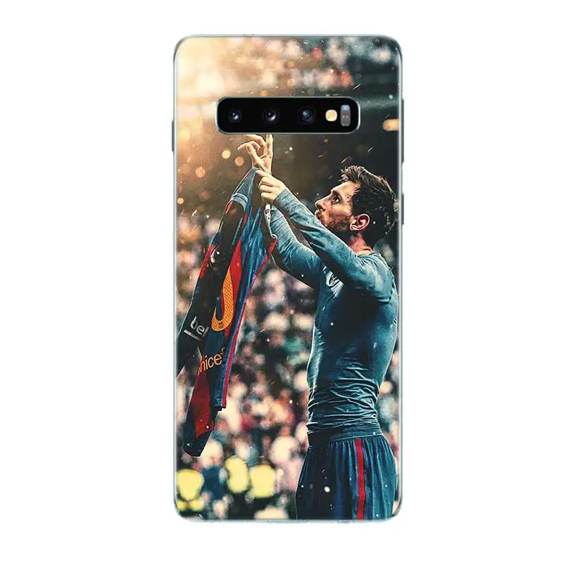 No.9 Футбол звезда номер десять силиконовый чехол для samsung Galaxy S8 S9 J4 J6 A8 A6 Plus+ J8 A7 A9 Примечание 10 Pro 9 8 S6 S7 край - Цвет: No.9