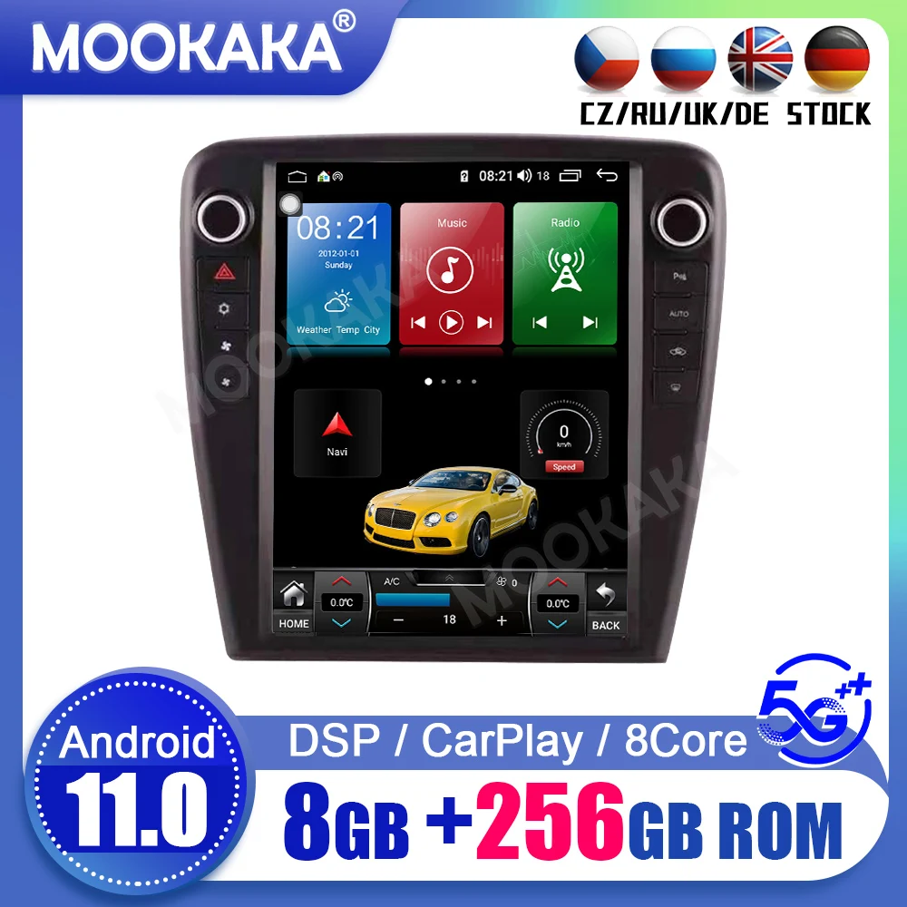 

Автомобильный мультимедийный плеер, Android 11,0, 8 ГБ + 256 ГБ, для Jaguar XJ XJL 2010-2018