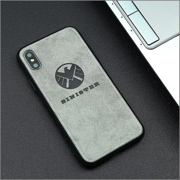 Марвел Мстители ткань чехол для телефона для Iphone 7 8 6 6s Plus X Xs Max Xr паук ткань мягкий чехол DC Вселенная холст силиконовый чехол