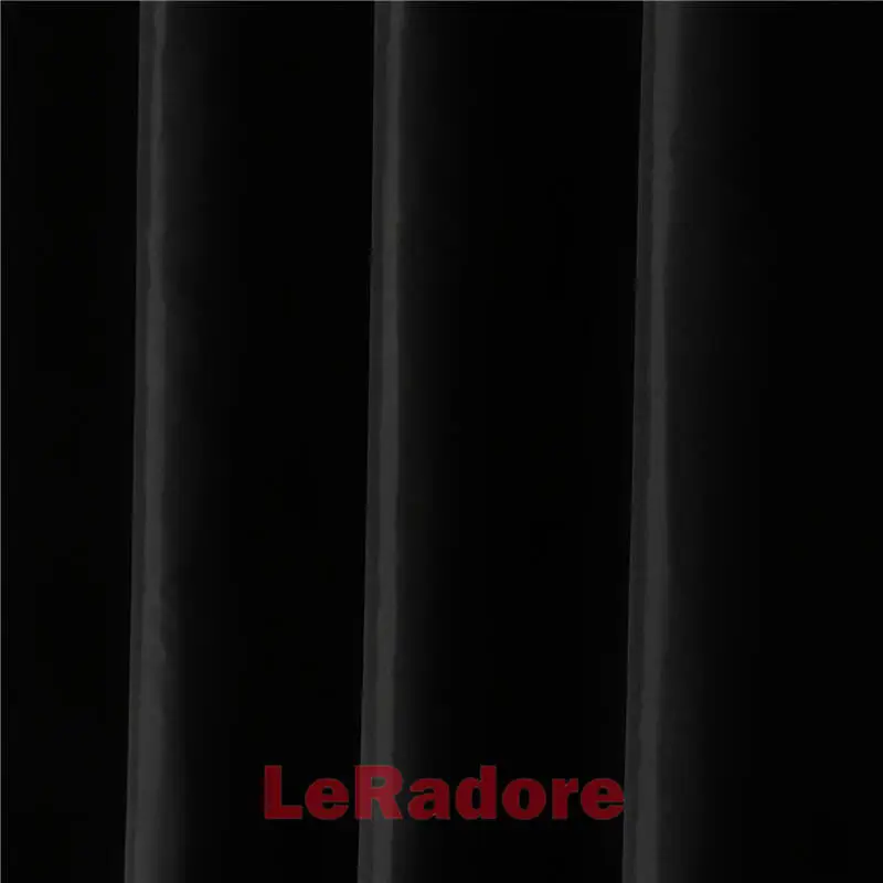 LeRadore Премиум Белый Черный занавеска для душа для ванной комнаты отеля Полиэстер Водонепроницаемая Ванная занавеска с крючками мульти-размер