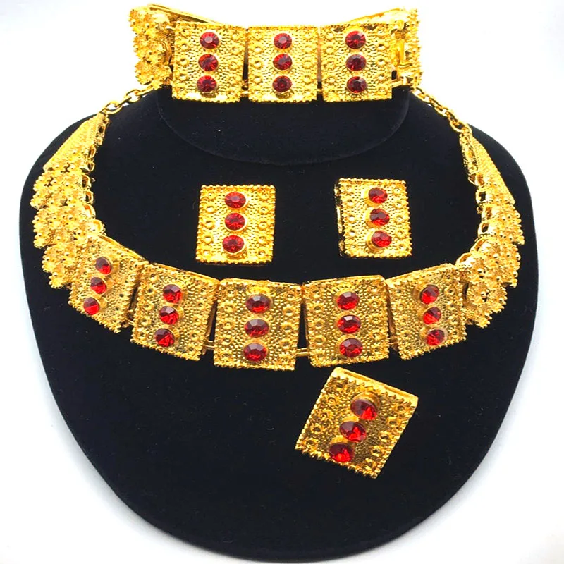 F & Y красный квадратный Циркон высокого качества Роскошные ювелирные изделия