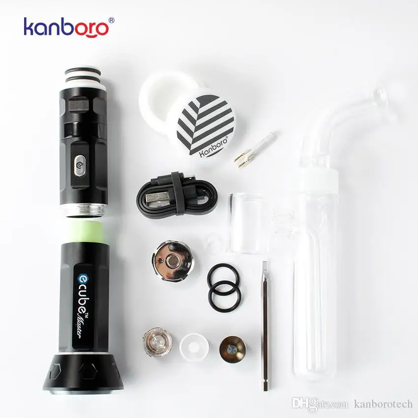 Kanboro Ecube Master TC воск масло испаритель Enail комплект с ЖК-экраном воды Dabber трубы