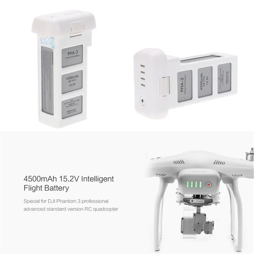 Батарея дрона для DJI phantom 3 Professional/3/standard/Advanced 15 2 V 4500mAh LiPo 4S Интеллектуальная