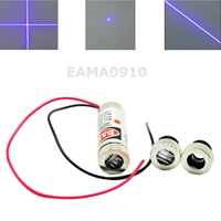 focusable dotlinecross 405nm 10mw 3 5v violetblue laser diode module 12x35mm