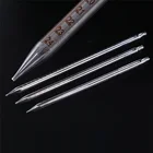 1 шт. стеклянная градуированная Пипетка с резиновой лампой, лабораторная химическая Пипетка для дозирования, 8 стилей