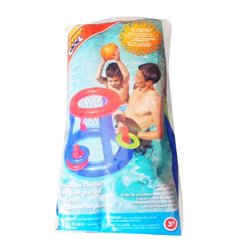 Водный баскетбольный обруч бассейн поплавок надувная игра плавательный игрушка
