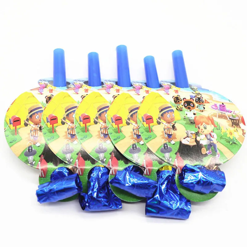 

2021 Cartoon Animal Forest Party Tableware Animal Forest Friends Birthday Decoration Disposable Pull Flag Paper Plate Paper Cup