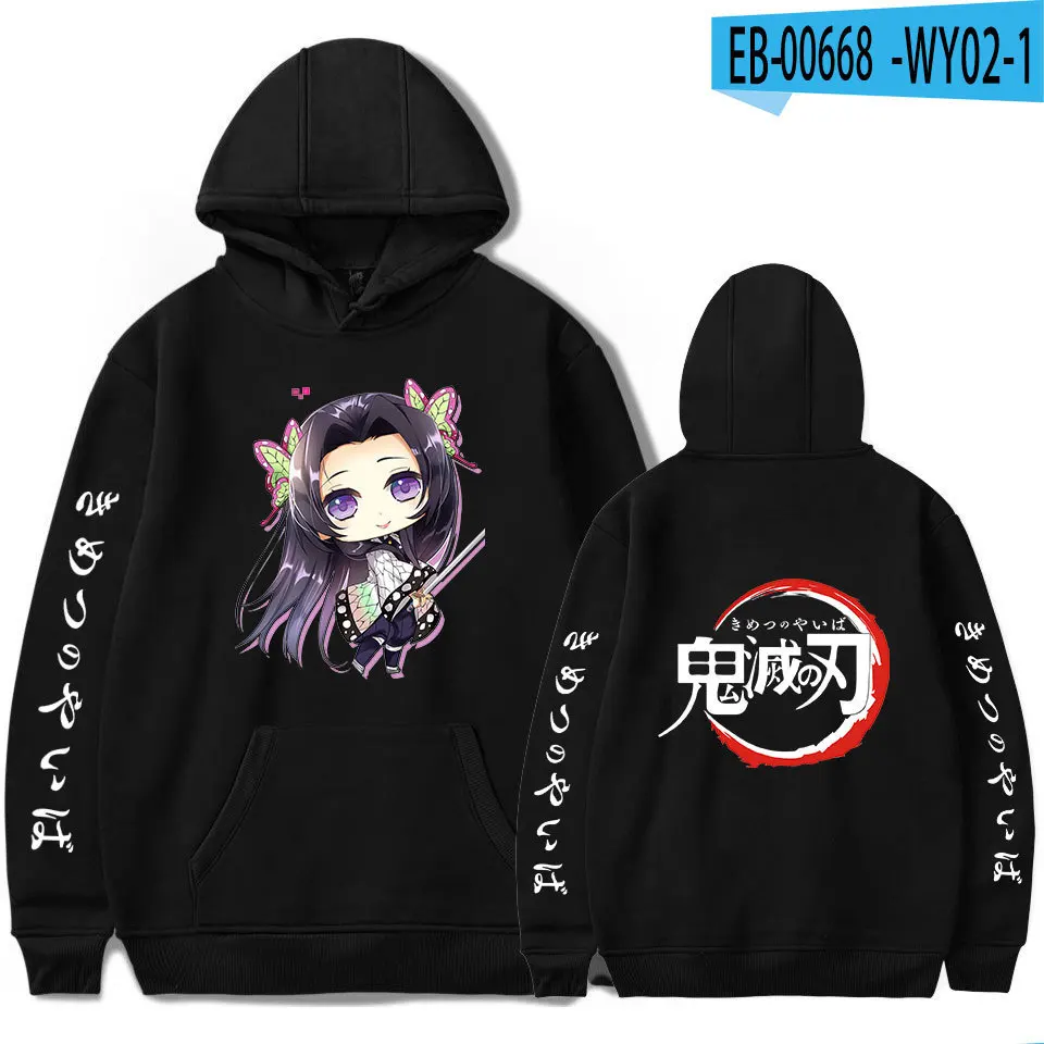 

Unisex Anime Hoodie Women Men Tanjiro Kamado Costume Hoodies Harajuku Demon Slayer Kimetsu No Yaiba Sweatshirt Casual Clothes
