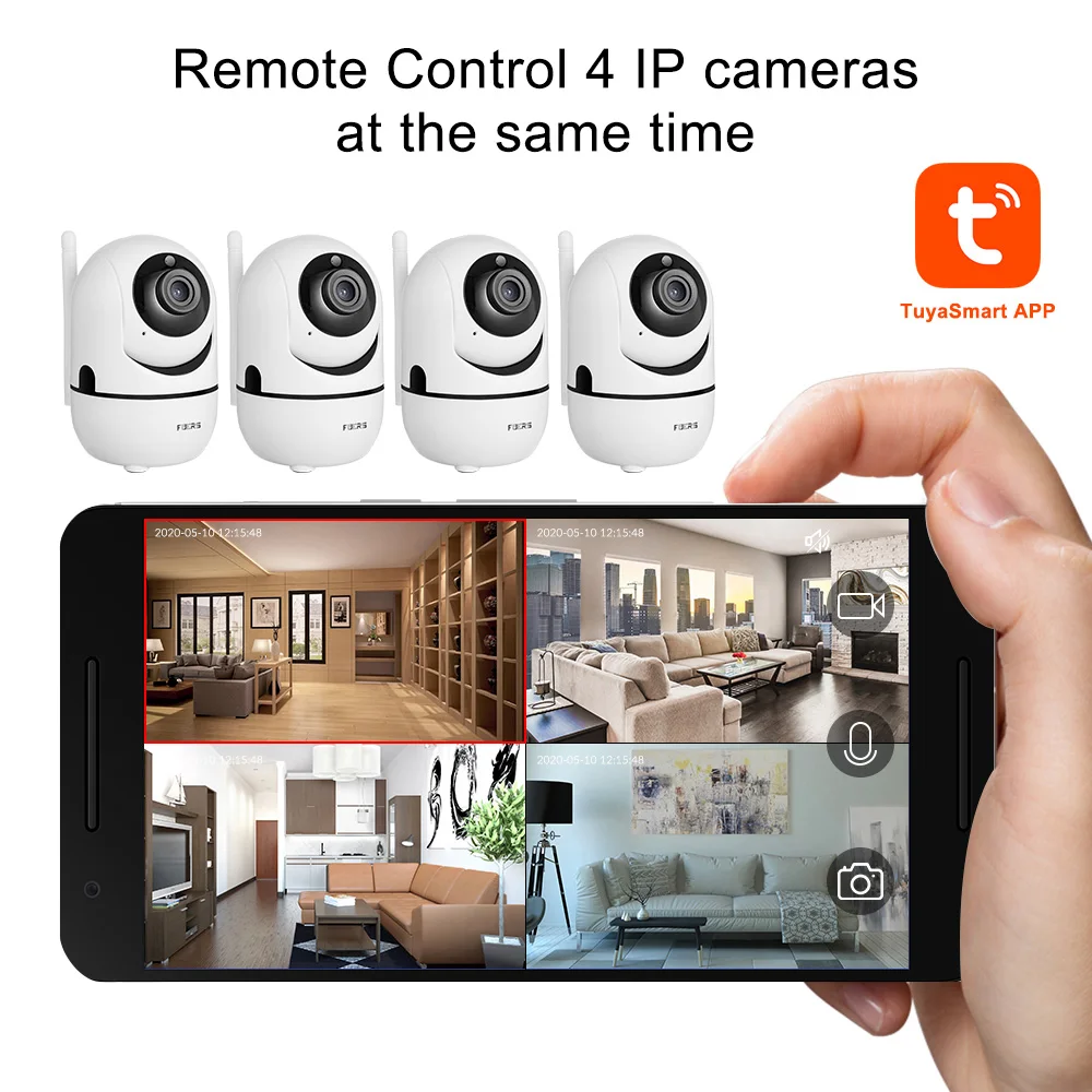 4G Wi Fi GSM сигнализация Tuya Alexa охранной сигнализации дома солнечный Камера