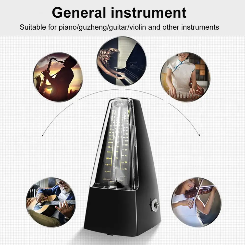

Metronome Accurate Mechanical Loud Sound Metronome Tick Tool for Guitar Erhu Piano Violin Musical Instruments Accessories
