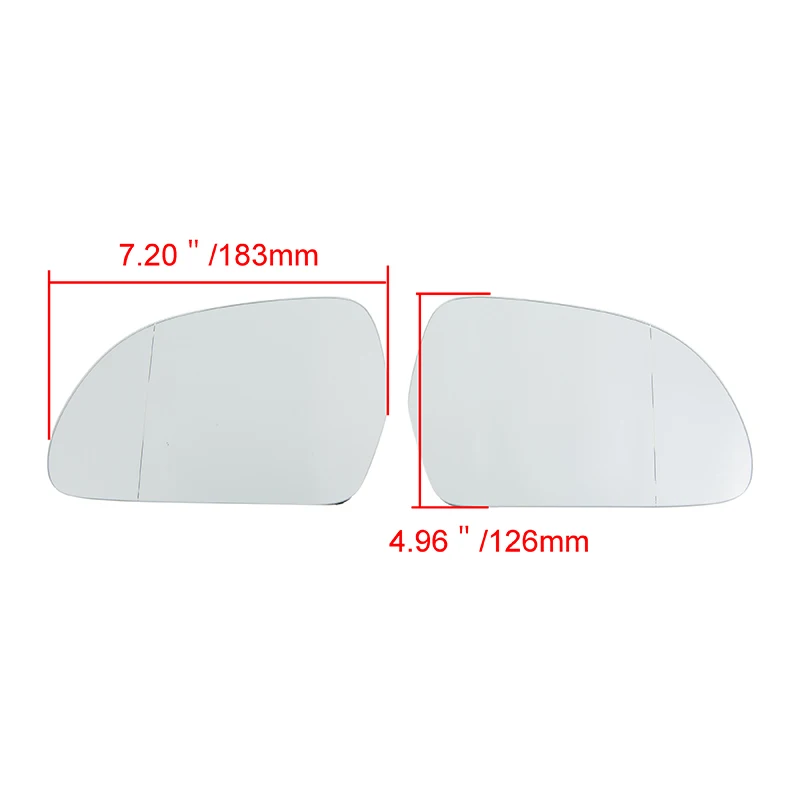 Автомобильное боковое зеркало заднего вида с подогревом влево/вправо Подходит