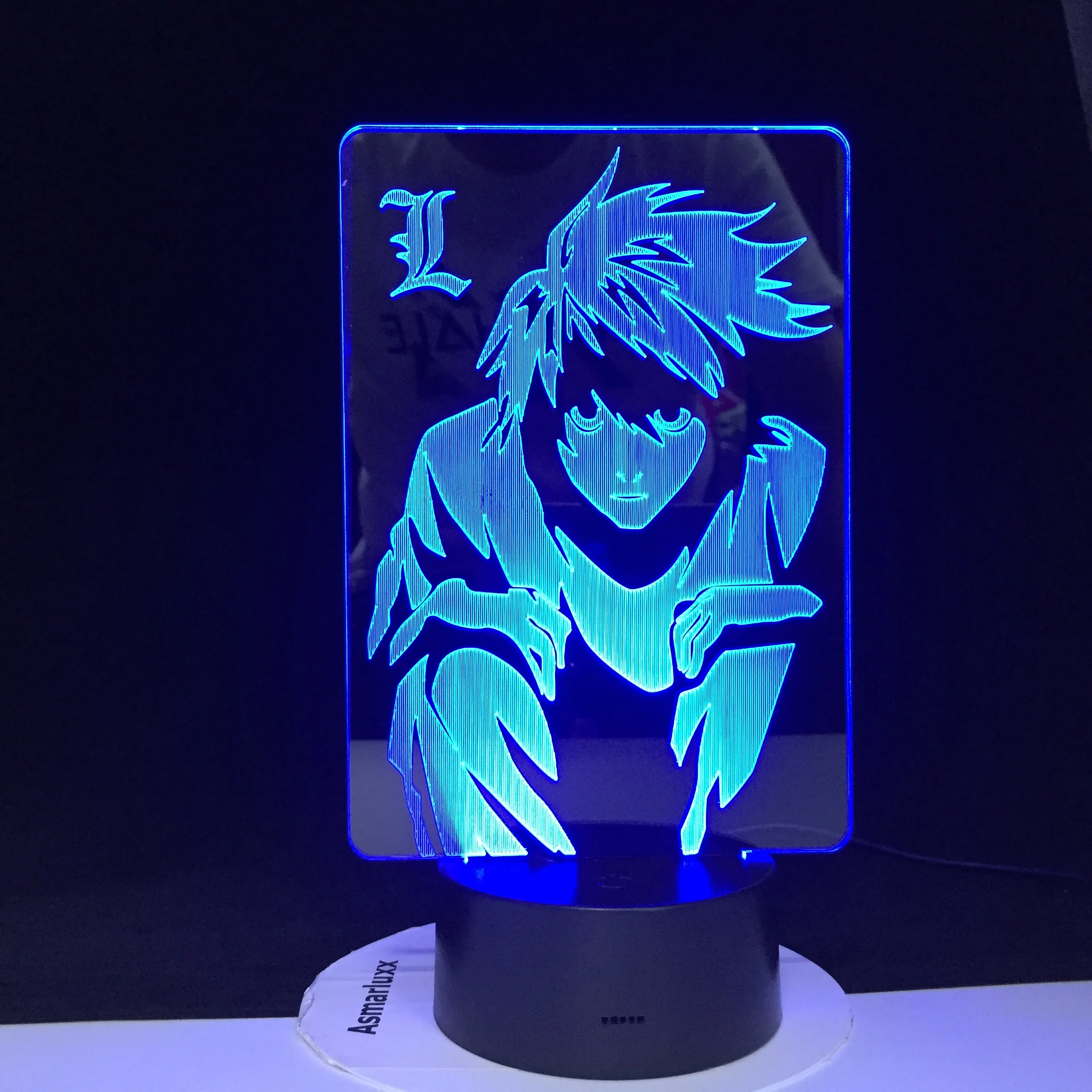 3D Led Наруто лампа Саске фото мультфильм человек Ночник светильник для детей декор