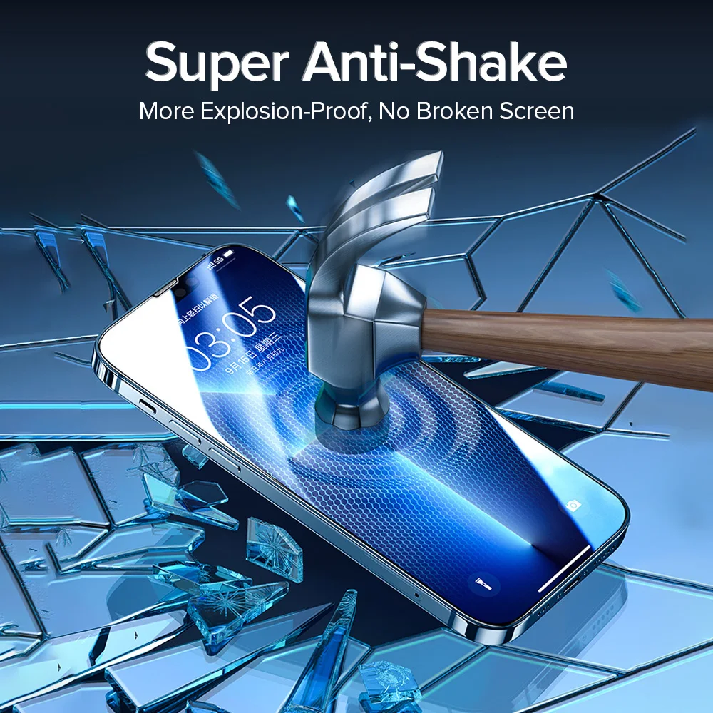 Full Protective Glass For iPhone 13 Pro Max Mini 9H Hardness Tempered Glass Front Film For iPhone 13 Pro Max Protector