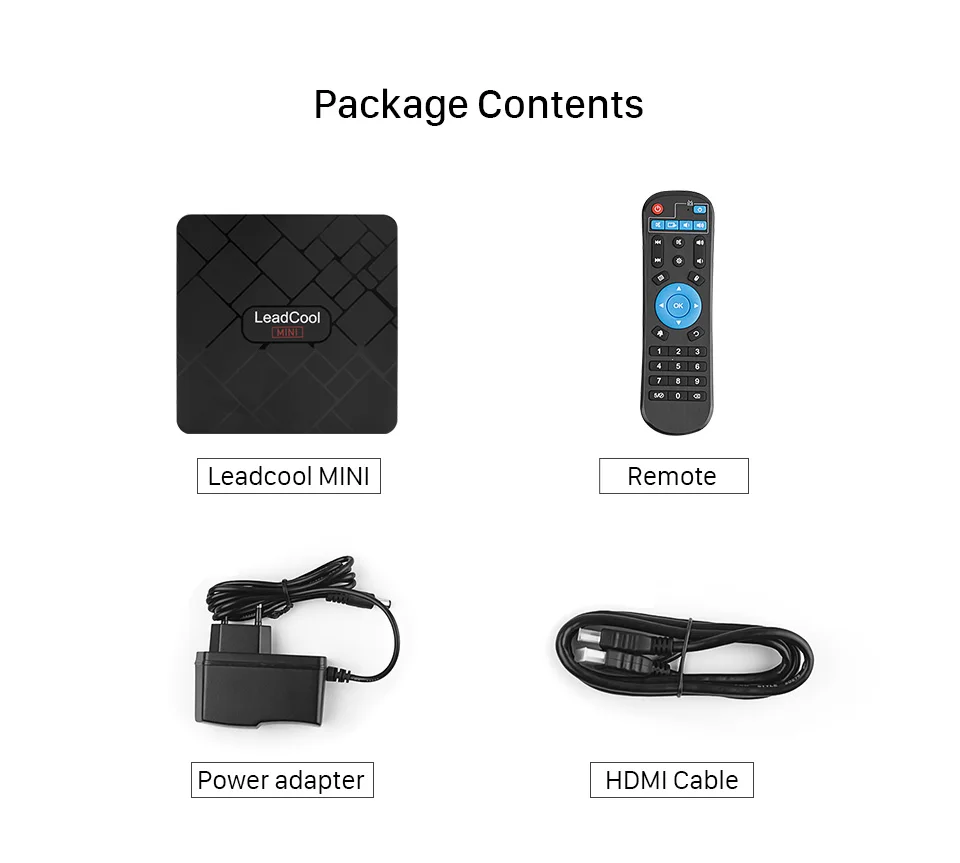 QHDTV Leadcool Android TV Box Французский склад без налогов RK3228A Quad Core 2G 16G Lxtream ip tv Full HD code Set Top on.