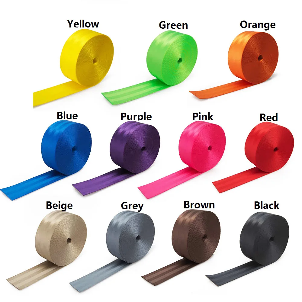Colored car seat belt tapes width 48mm (3.6 meters) | Автомобили и мотоциклы