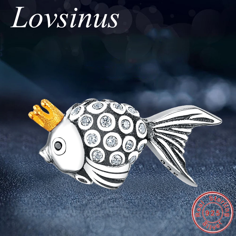 Оригинальный Европейский браслет с подвесками серебро 925 пробы животные милая