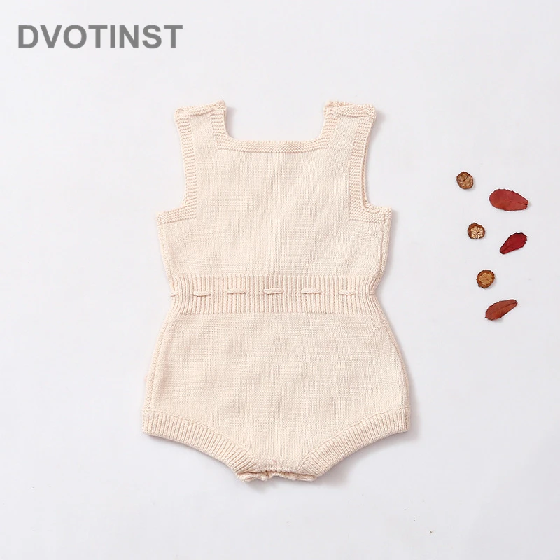 

Newborn Baby Girls Knitted Sweater Bodysuits Polka Winter Children's Crochet Clothes Jumpsuit Infant Romper Clothing Outfits