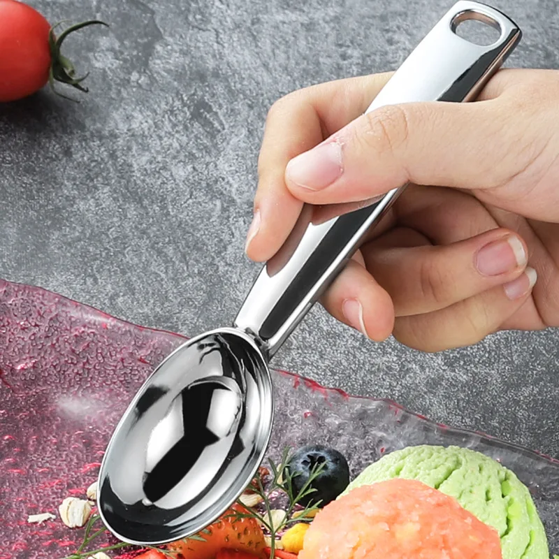 

Zinc alloy ice cream ball scoop with hanging hole ice cream scoop scoop scoop scoop digging fruit ball scoop scoop kitchen