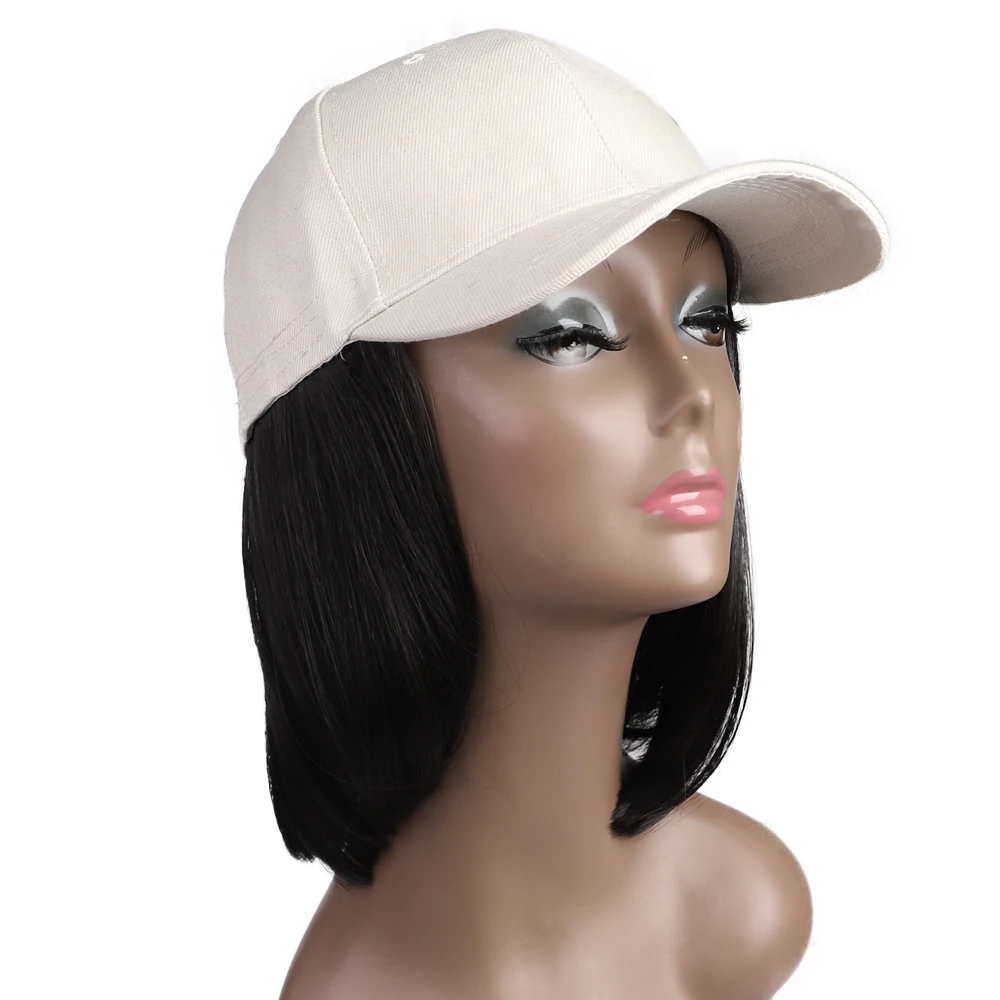 Короткий парик для волос с Бобом Женский Повседневный 8 дюймов регулируемая