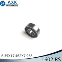 1602rs bearing 6 35x17 462x7 938mm abec 1 10pcs inch 1602 rs rz 2rs ball bearings 1602 2rs bearing