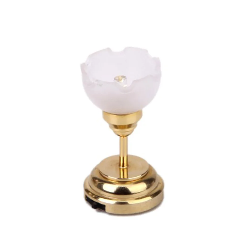 

Мини-кукольный домик в масштабе 1:12, миниатюрный светодиодный Ночной светильник в форме цветка, новинка, светильник, подарок для свадьбы, дет...