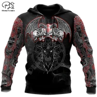 plstar cosmos satan devil ghost gothic skull funny casual pullover newfashion streetwear 3dprint menwomen jacket zip hoodies a6