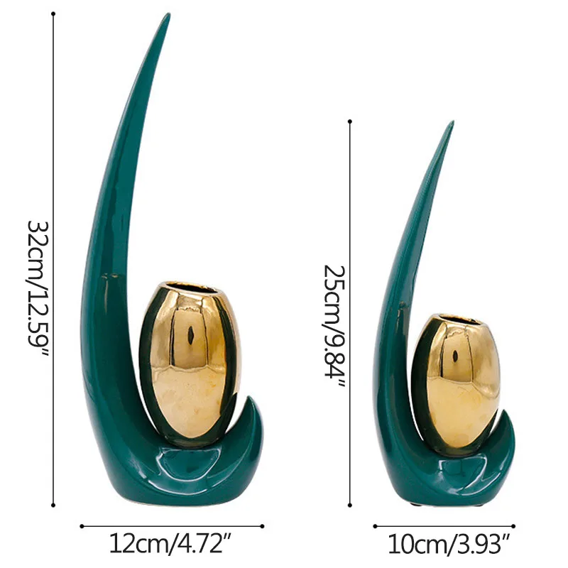 

Creative Morandi Glazed Ceramic Flower Vase Hydroponic Device European Desktop Ornament Home Decoration Accessories