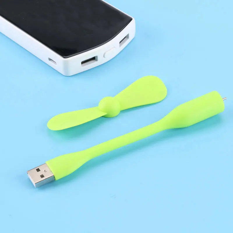 USB портативный мобильный внешний аккумулятор небольшой вентилятор светильник