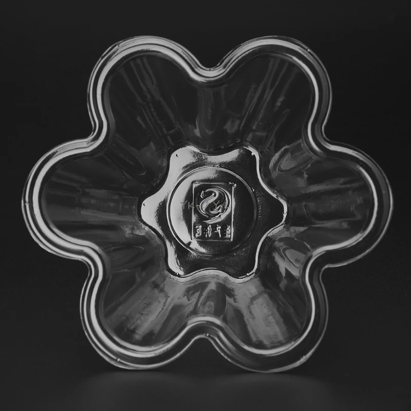 

10Pcs Disposable Plastic Transparent Ice Cream Soup Candy Salad Plum Blossom Shape Kitchen Ice Cream Bowl Kitchen New