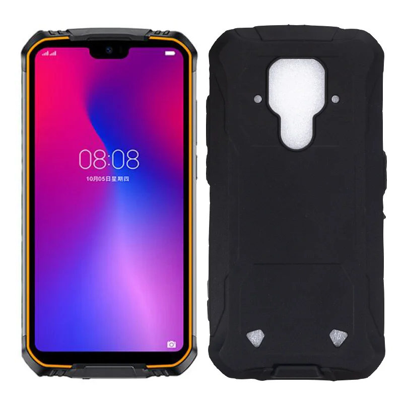 Ультратонкий черный матовый мягкий чехол из ТПУ Для Doogee S68 Pro с защитой от падения