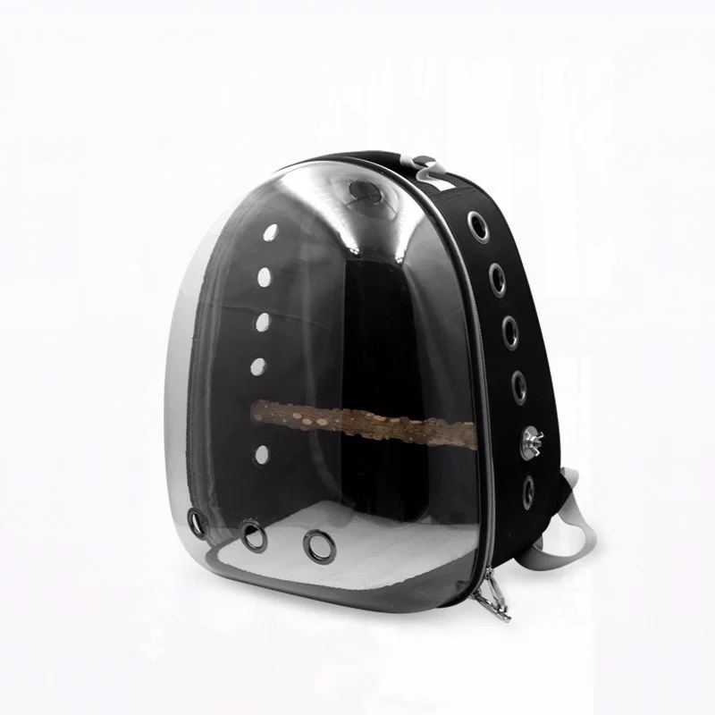 

New Pet Backpack Multiple Holes Breathable Bag Cat Dog Parrot Out Transparent Space Capsule Backpack Pet Carrier Accessories
