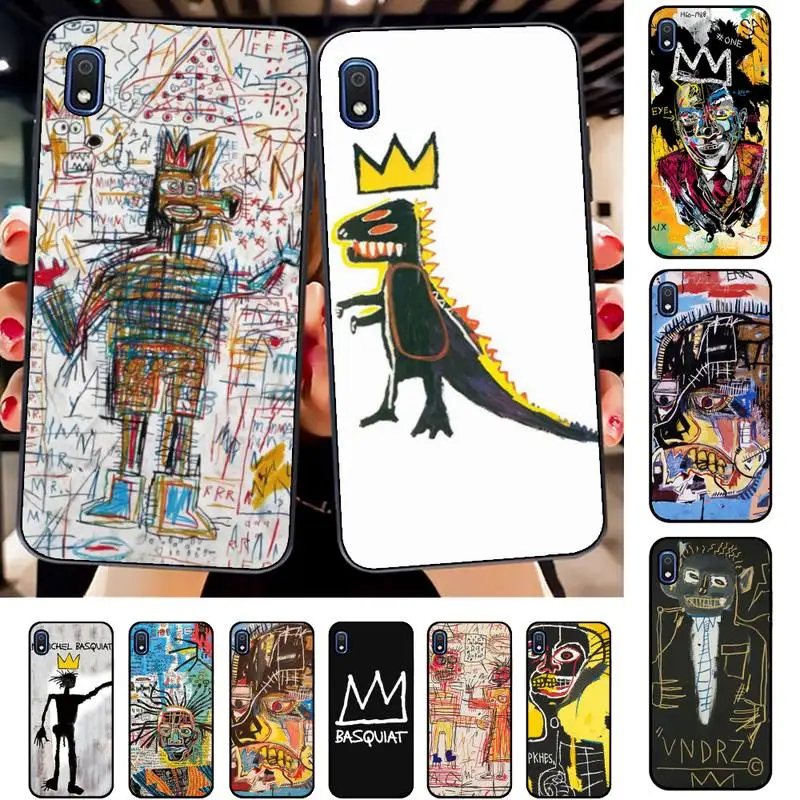 

Jean-Michel Basquiat Art Graffiti Phone Case for Samsung A51 01 50 71 21S 70 31 40 30 10 20 S E 11 91 A7 A8 2018