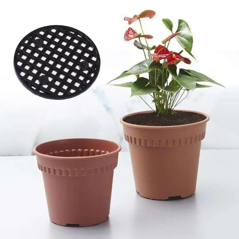100 шт. сетчатые подставки для цветочных горшков диаметр 4 5 см | Дом и сад