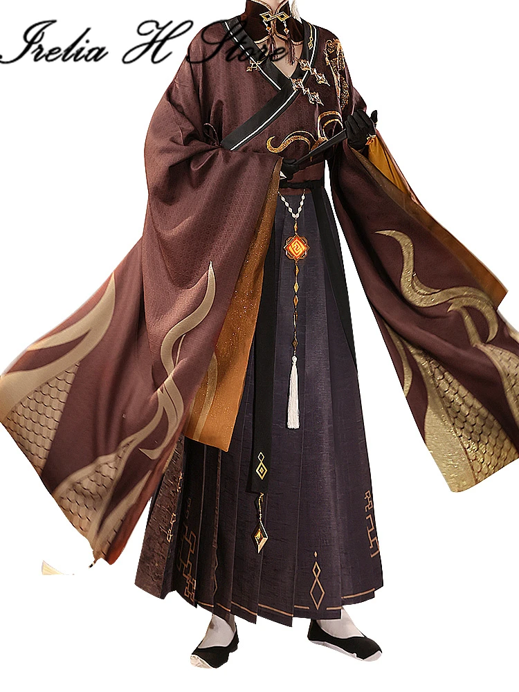 

Женский магазин Irelia H Genshin Impact Косплей Чжун ли моракс Косплей Костюм Чжун ли Древние китайские костюмы на Хэллоуин