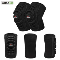 wosawe adjustable knee elbow protector for motorcycle motocross riding cycling skate ski anti fall slid knee pads brace support