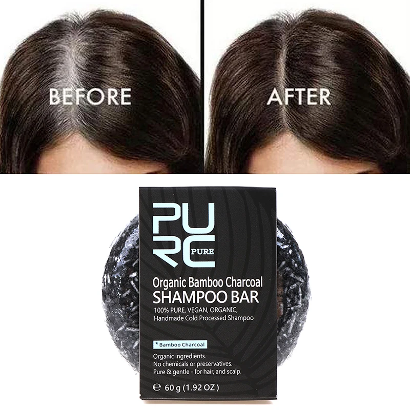 

Hair Darkening Shampoo Bar Solid Handmade Shampoo Soap Repair Gray White Hair Treatment Natural Organic Conditioner Moisturize