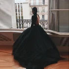 Женская модная пышная черная фатиновая юбка на молнии 2021, сделанная на заказ очень пышная Длинная женская фатиновая юбка, бальные платья, пачка