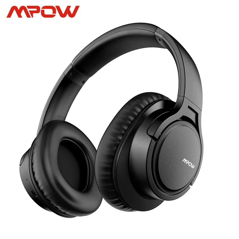 Mpow H7 беспроводные/проводные наушники Bluetooth гарнитура с микрофоном для планшета, телевизора, ПК, мобильных телефонов с мягкими протеиновыми амбушюрами