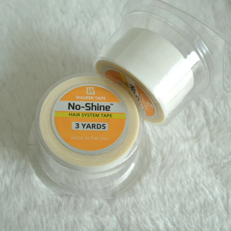 

3yards White No-shine Hair System Tape Double Sided Adhesive Tape For Tape Hair Extension/Toupee/ Lace Wig(1.27cm 1.9cm 2.54cm)